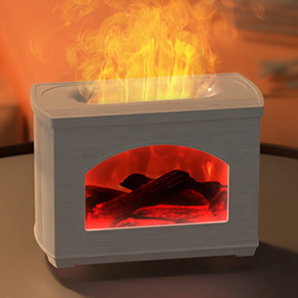 Öppen spis-flamluftfuktare med tank på 270 ml, läckagesäker