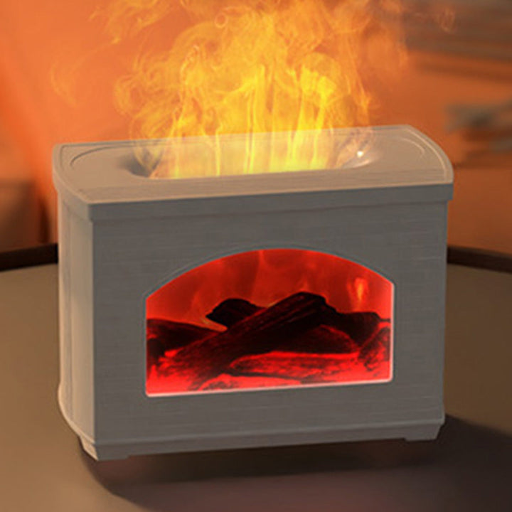 Öppen spis-flamluftfuktare med tank på 270 ml, läckagesäker