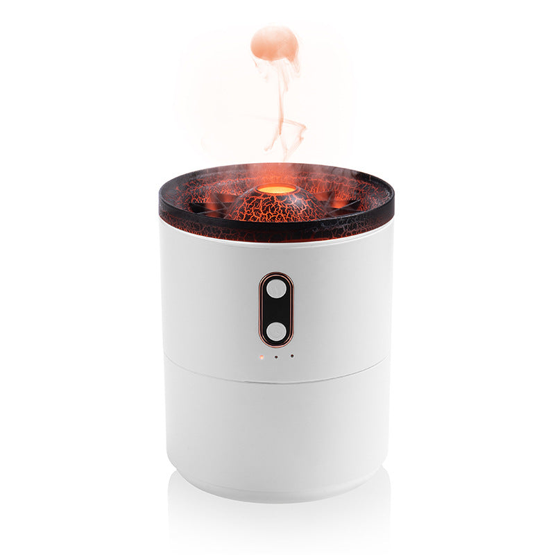 Vulkandiffusor med maneringar, nattlampa och USB-ström