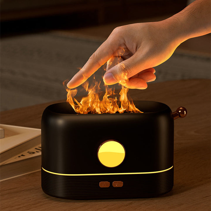 Kompakt flamdiffusor via USB med vattentank på 200 ml
