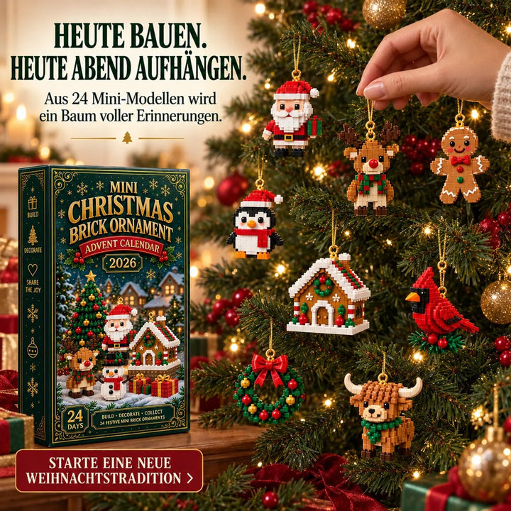 Julkalender med 24 minibyggsatser