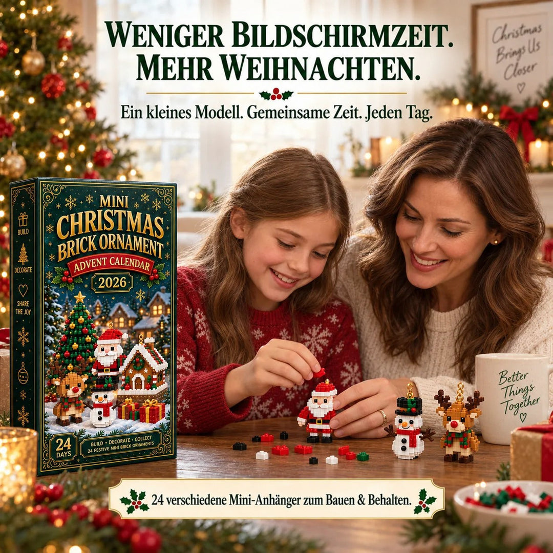 Julkalender med 24 minibyggsatser