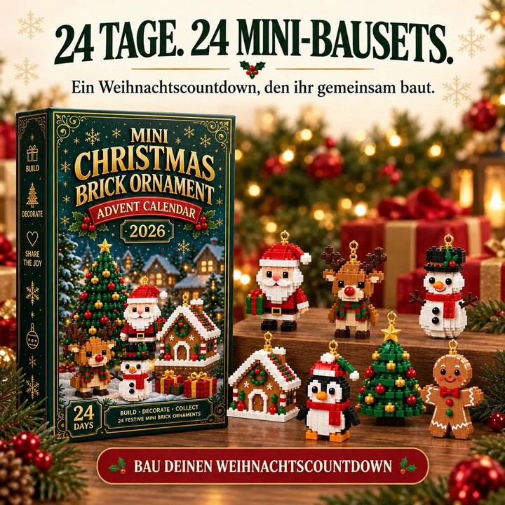 Julkalender med 24 minibyggsatser
