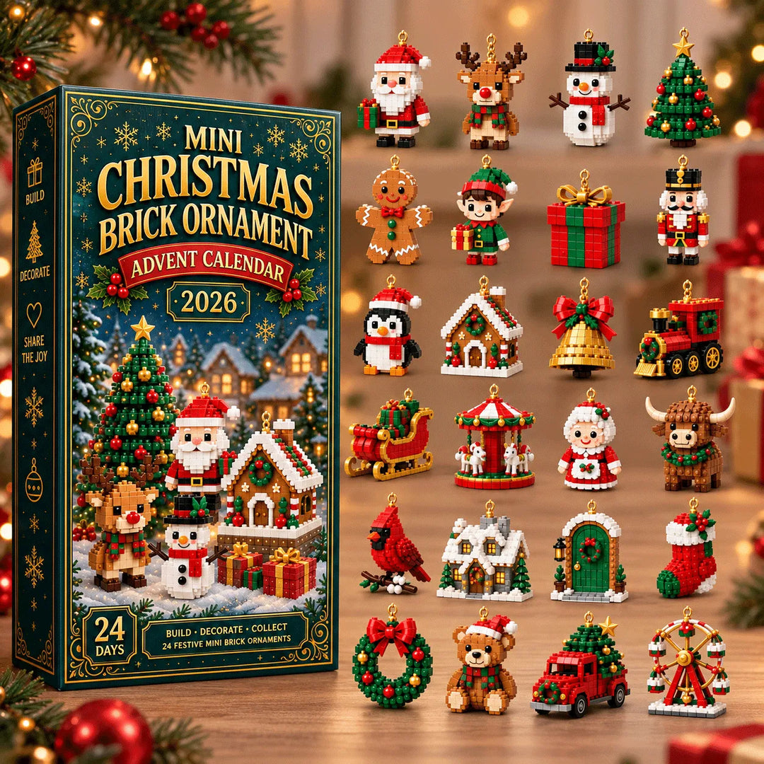 Julkalender med 24 minibyggsatser