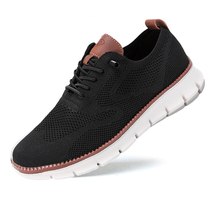 Andningsaktiva och extra sköna sneakers för herr i minimalistisk design – Elias