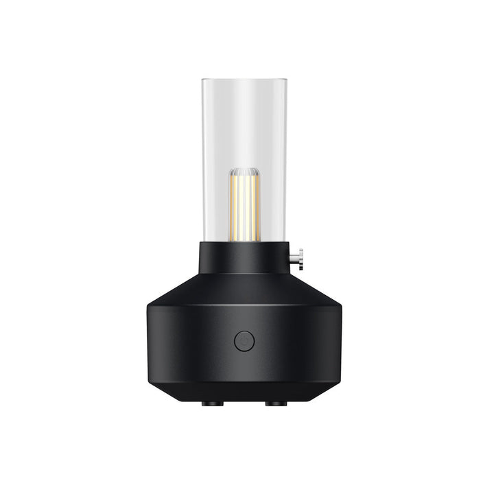 Retro aromdiffusor med glödtrådslampa och ljuseffekt som levande ljus