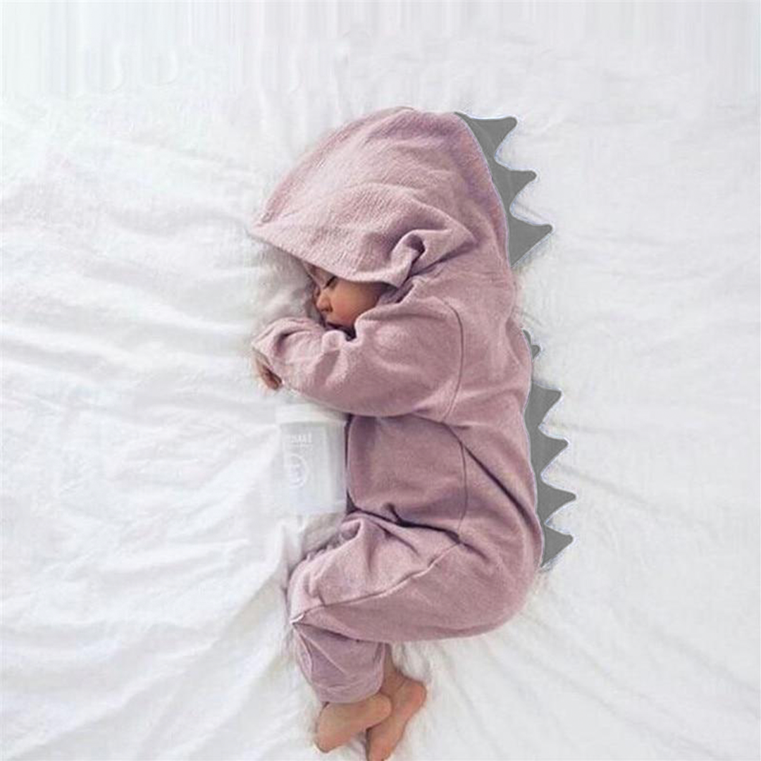 Söt babybody med dinosaurieluva - DinoDream Onesie
