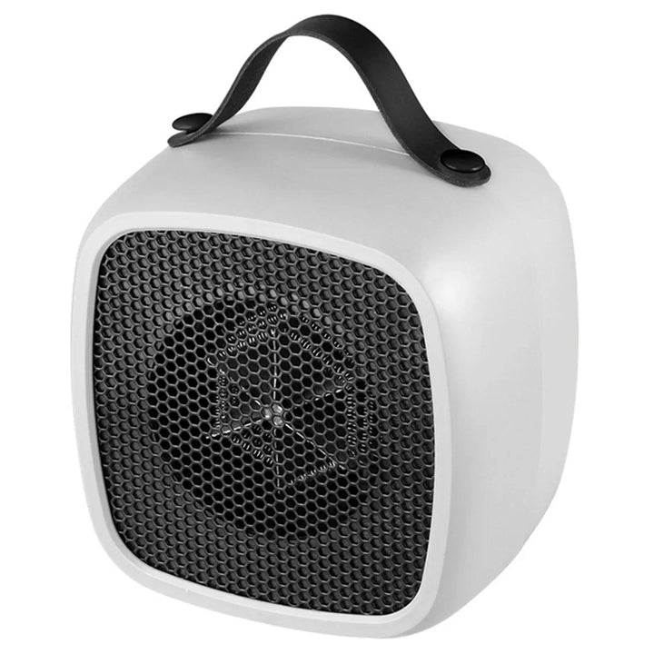 Mini skrivbordsvärmare 500 W PTC, tyst och snabbt varm