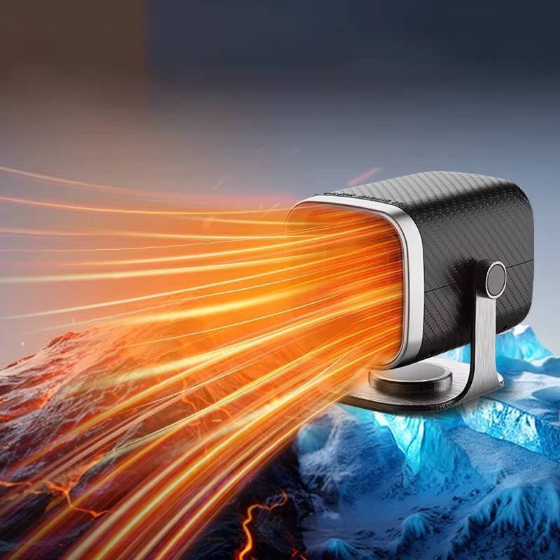 Keramisk bilvärmare 12V/24V med 360° rotation