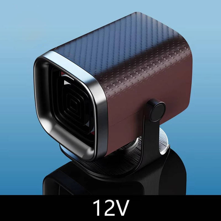 Keramisk bilvärmare 12V/24V med 360° rotation