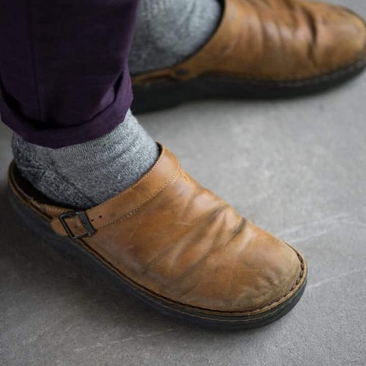 Lyxiga loafers i läder för herr – Elias