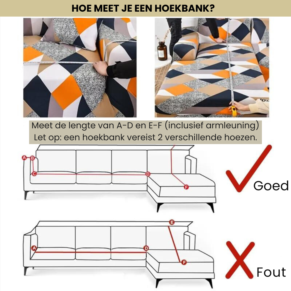 Elastiskt sofföverdrag – stretchskydd för soffa