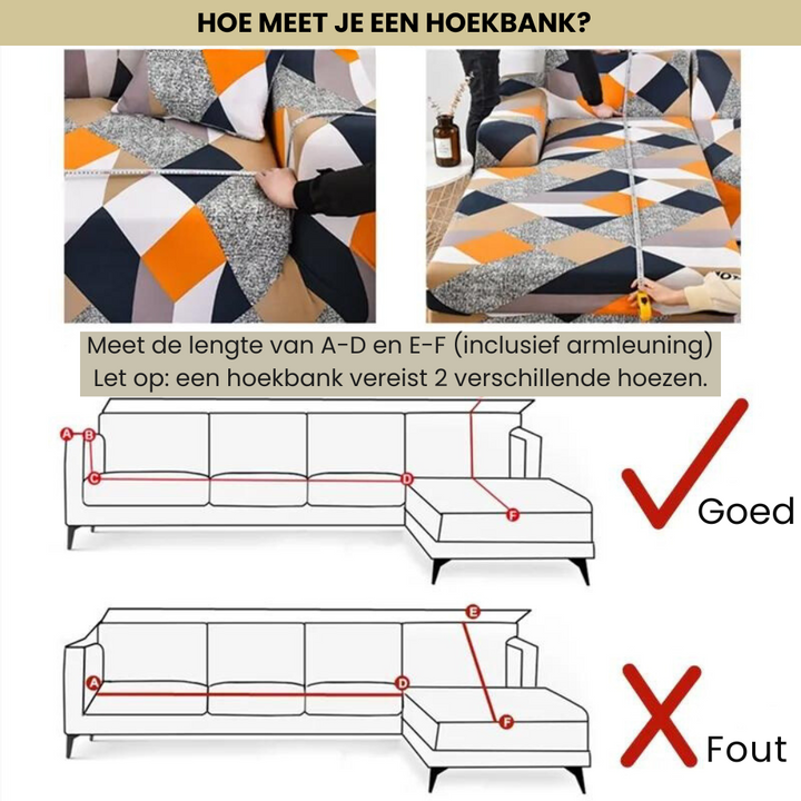 Elastiskt sofföverdrag – stretchskydd för soffa