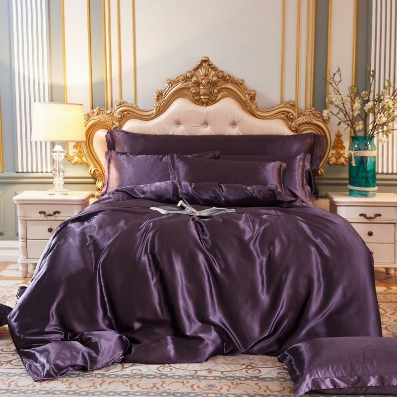 Lyxigt sängkläder i silke/satin (4 delar) - SilkSleep