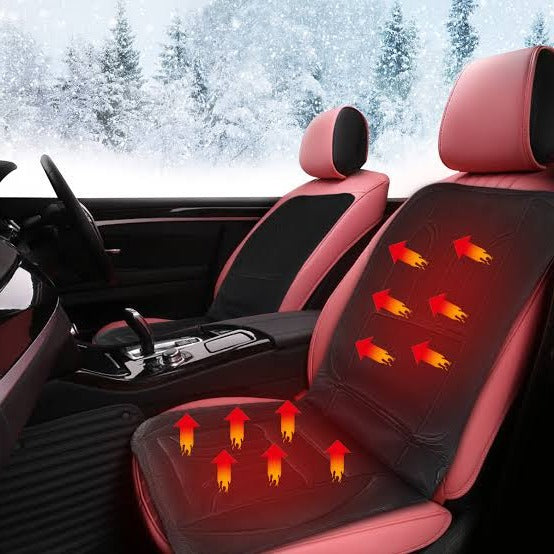 Uppvärmt sätesöverdrag för bilen 12V med reglerbar värme