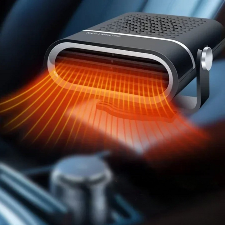 Bärbar bilvärmare med fläkt för 12V och USB