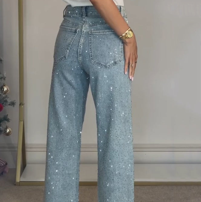 Slim fit-byxor dam – casual för vardagsbruk, med dragkedja och knappar