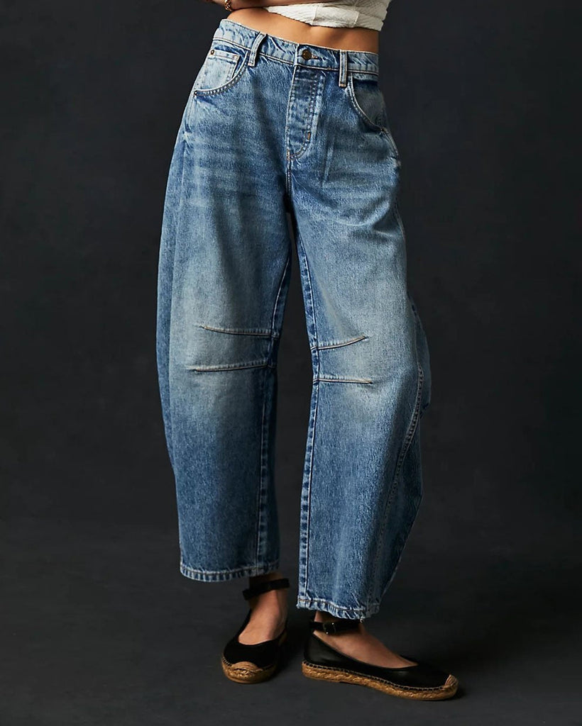 Barrel-jeans för dam – Maribel höstutgåva