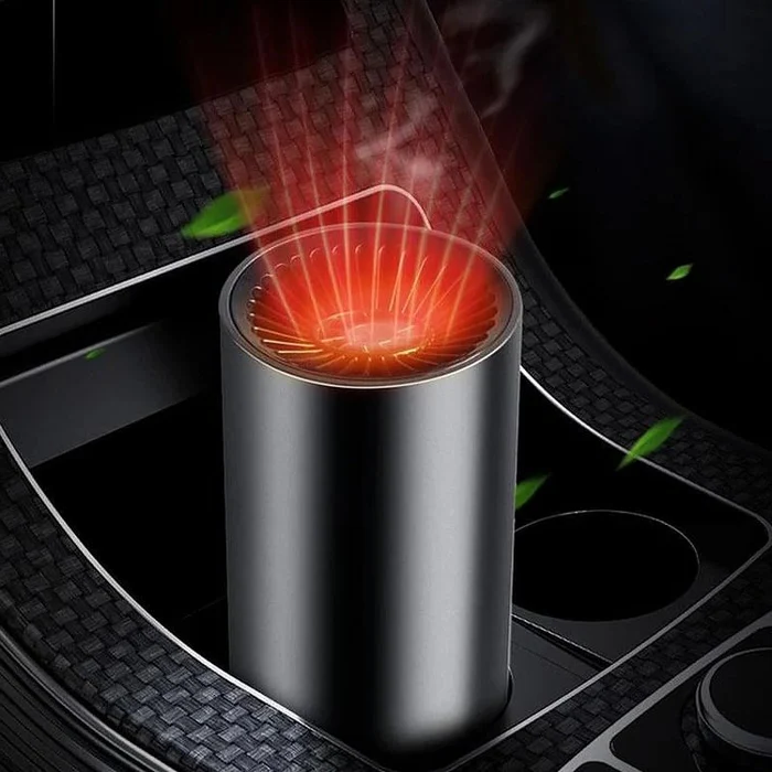 Mugg-formad bilvärmare 12V 150W med 360° vridbart huvud