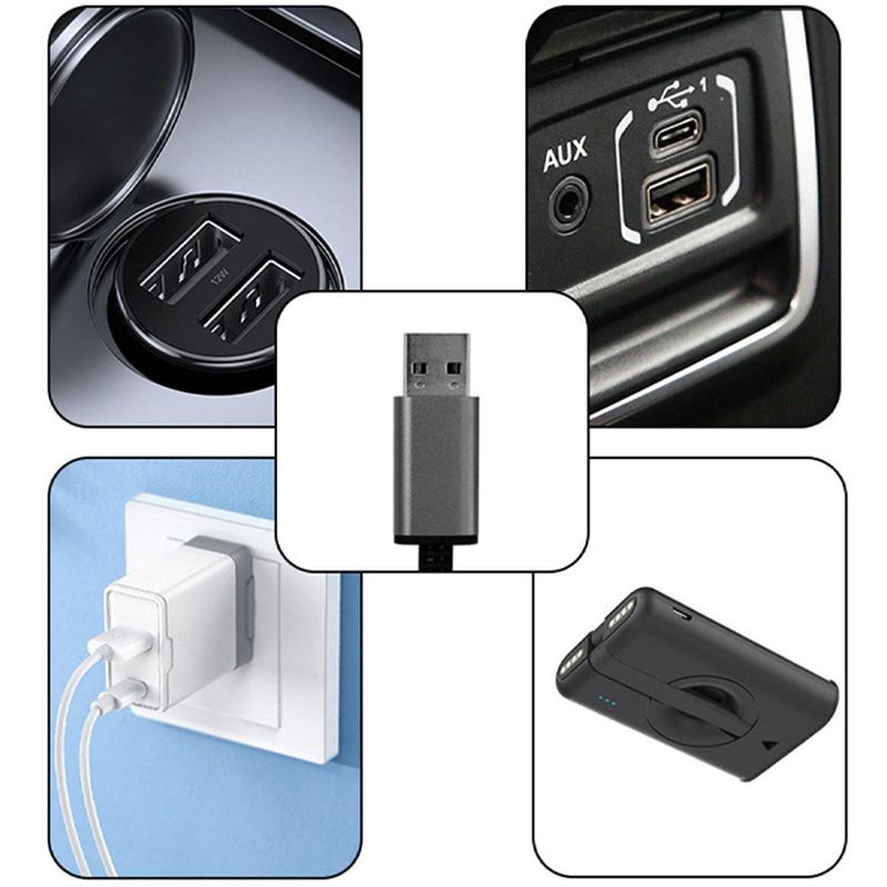 USB-värmd sittdyna med grafen, varm på 5 sekunder