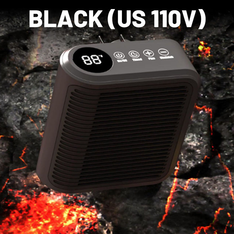 Eluttagsvärmare 800 W med termostat och timer