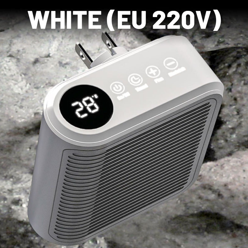 Eluttagsvärmare 800 W med termostat och timer