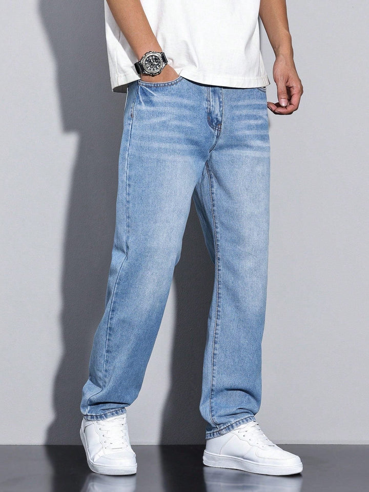 Jeans herr med rak passform – Straight fit denimbyxor