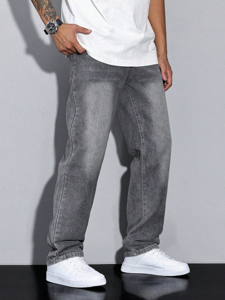 Jeans herr med rak passform – Straight fit denimbyxor