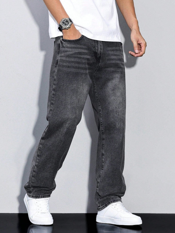 Jeans herr med rak passform – Straight fit denimbyxor