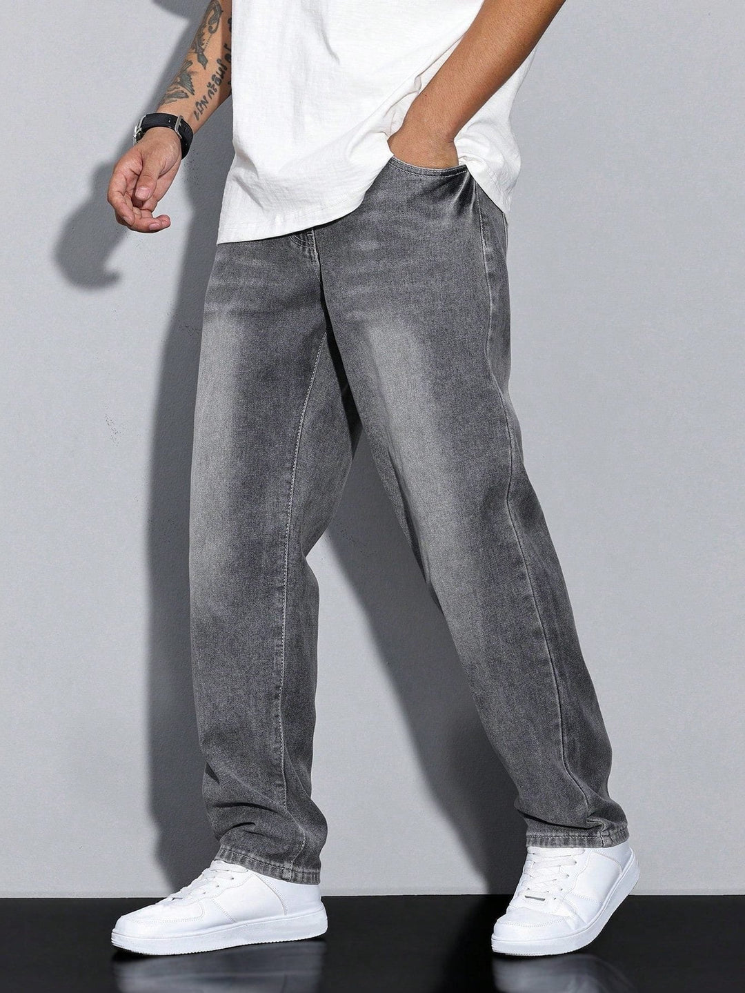 Jeans herr med rak passform – Straight fit denimbyxor