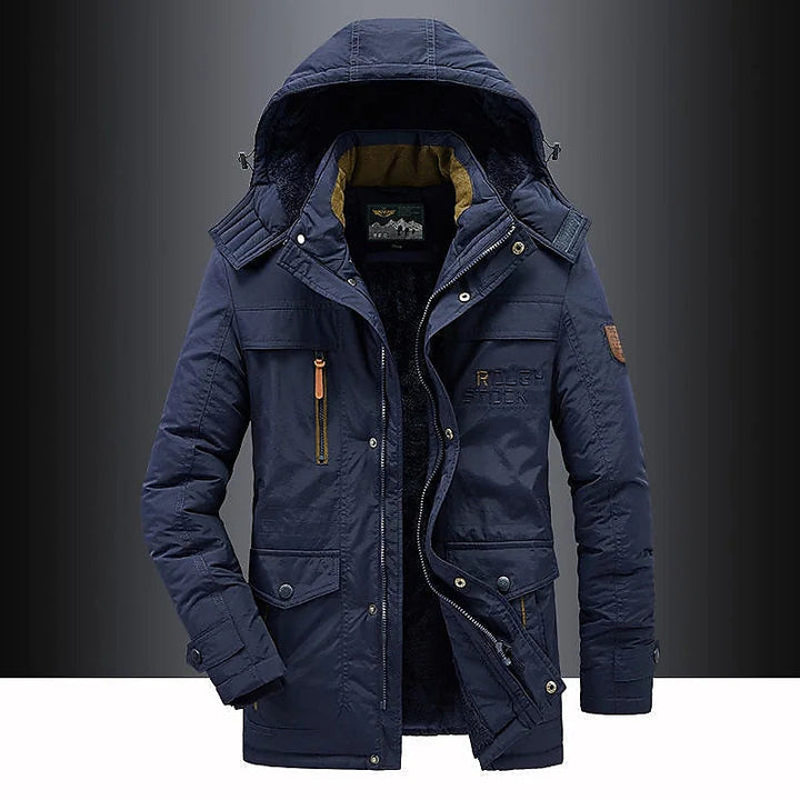 Parkas för herr med fleecefoder – Leventis